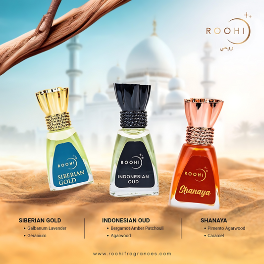 12ml Attar Combo | Pack of 3 | For Man & Woman